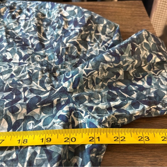 Bugatchi Men's Abstract Blue Shirt M - Picture 8 of 10